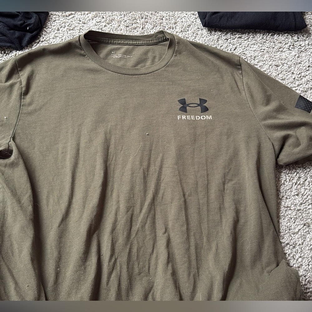 Under Armour Freedom Olive Tee